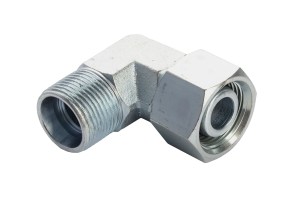 Kolanko metalowe M22x1,5+NAK / M14x1,5 AB (22/14)