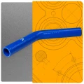Kolanko silikonowe intercooler oplot 16 mm 45st dolot turbo 150mm