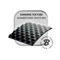 Rękawice ochronne DIAMOND nitrylowe, czarne, rozmiar M - 7-8 (50 szt.)